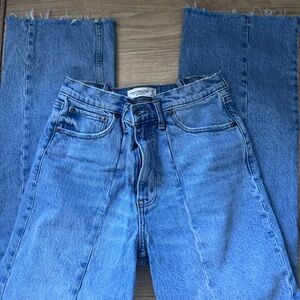 Abercrombie & Fitch Light Blue Straight Leg Jeans